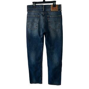 Levi's 514 Jeans Men’s Size 29x32* Slim Straight Fit Feathering Distressed Blue